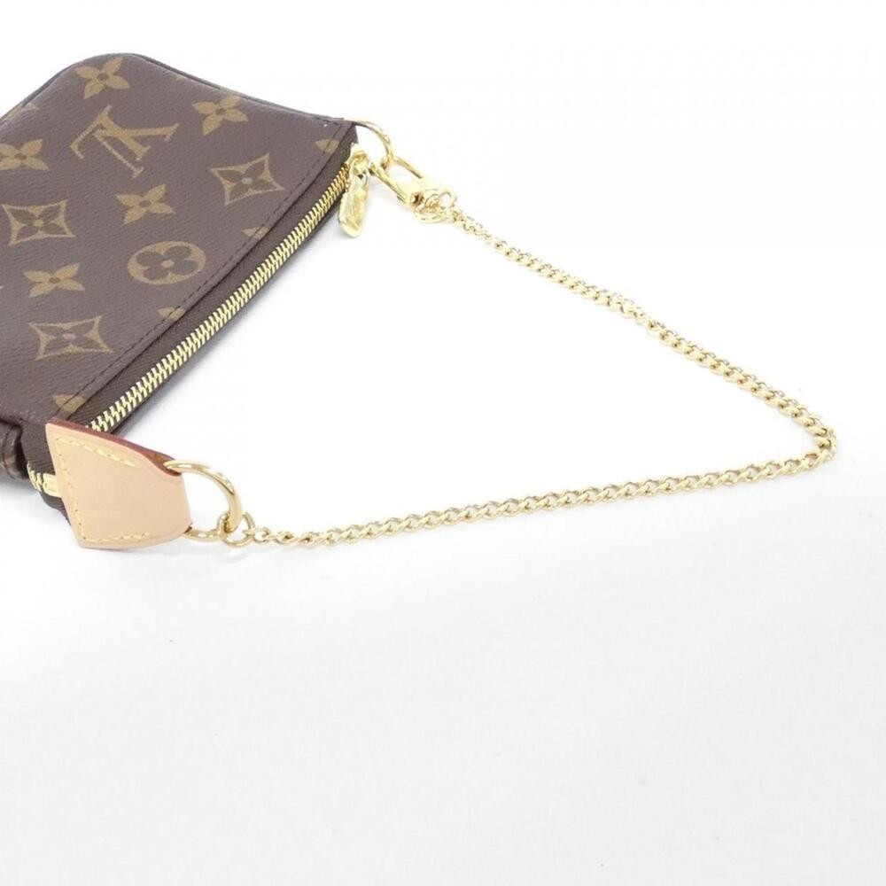 LOUIS VUITTON Authentic Brown Monogram Pochette Pouch - Picture 3 of 4